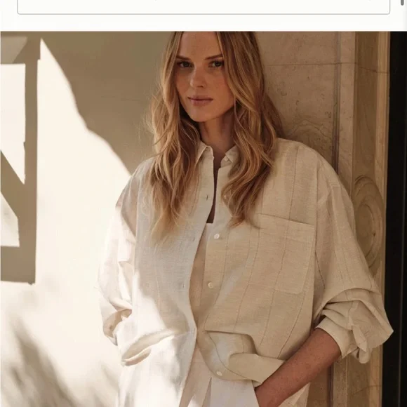 Jenni Kayne relaxed oversized shirt - Picture 1 of 6